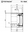 Фильтр масляный  TC-1065  TOTACHI (C415 JS)