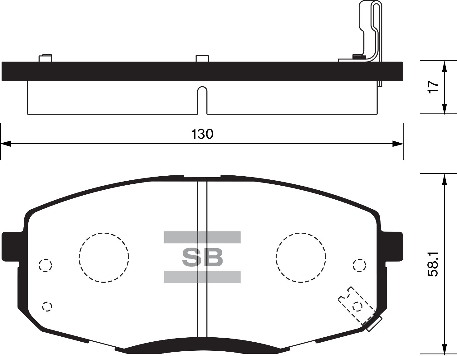 Колодки тормозные передние SP1240 Sangsin brake арт. SP1240 купить в  nippon-auto