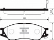 Колодки тормозные передние SP1156 Sangsin brake