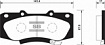 Колодки тормозные передние SP1484 Sangsin brake