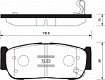 Колодки тормозные задние SP1178 Sangsin brake
