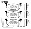 Колодки тормозные передние SP1736 Sangsin brake