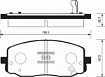 Колодки тормозные передние SP1172 Sangsin brake