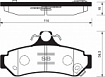 Колодки тормозные задние SP1236 Sangsin brake
