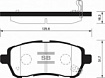 Колодки тормозные передние SP2113 Sangsin brake