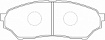 Колодки тормозные дисковые FP1218 FIT (PN3417)