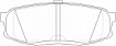 Колодки тормозные дисковые FP1304 FIT (PN1542)