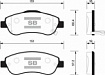 Колодки тормозные передние SP1567 Sangsin brake