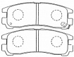 Колодки тормозные дисковые  FP0383  FIT  (PN3174)