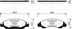 Колодки тормозные передние SP1561 Sangsin brake