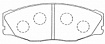 Колодки тормозные дисковые  FP0604  FIT  (PN1157)