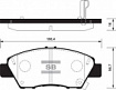 Колодки тормозные передние SP1463 Sangsin brake