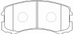 Колодки тормозные дисковые  FP0904  FIT  (PN3462)