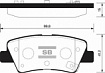 Колодки тормозные задние SP1407 Sangsin brake