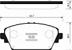 Колодки тормозные передние SP1582 Sangsin brake