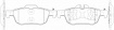 Колодки тормозные дисковые FP3356 FIT (PN0521)